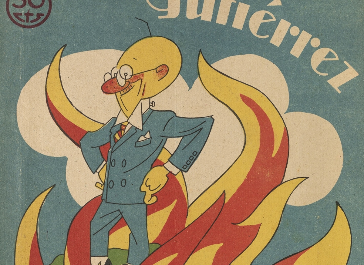 El Colegio Mayor Rector Peset recuerda la obra de K-Hito en la revista de humor  'Gutiérrez' 
