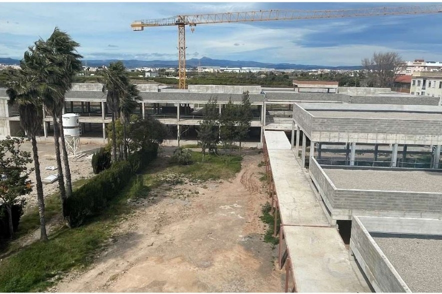 Estado actual de los trabajos en el IES Jaume I - 