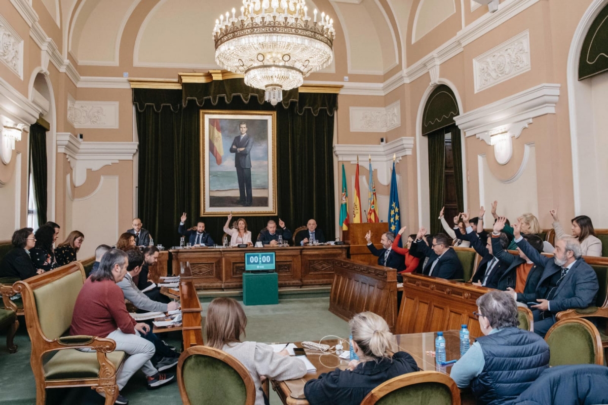 Votación para aprobar el presupuesto de 2025 en el pleno del 16 de enero de este año. - 