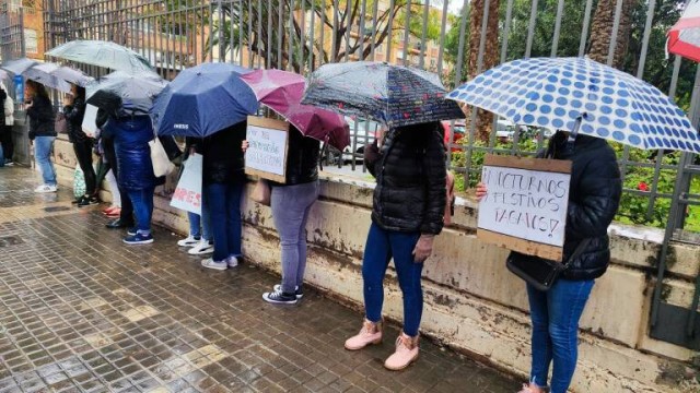 Los empleados del Hospital La Salud vuelven a manifestarse para exigir mejoras laborales