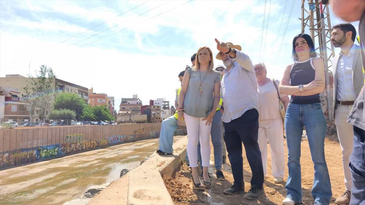 Bernabé en su visita a Massanassa. - Foto: DELEGACIÓN DE GOBIERNO