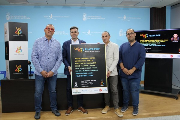 Vicco, Bombai y Depol, entre la veintena de artistas que actuarán en el macroconcierto gratuito de San Pedro Los40 Playa Pop