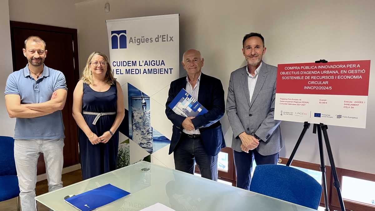 Aigües d'Elx y Fundeun se alían para impulsar un proyecto de Compra Pública Innovadora