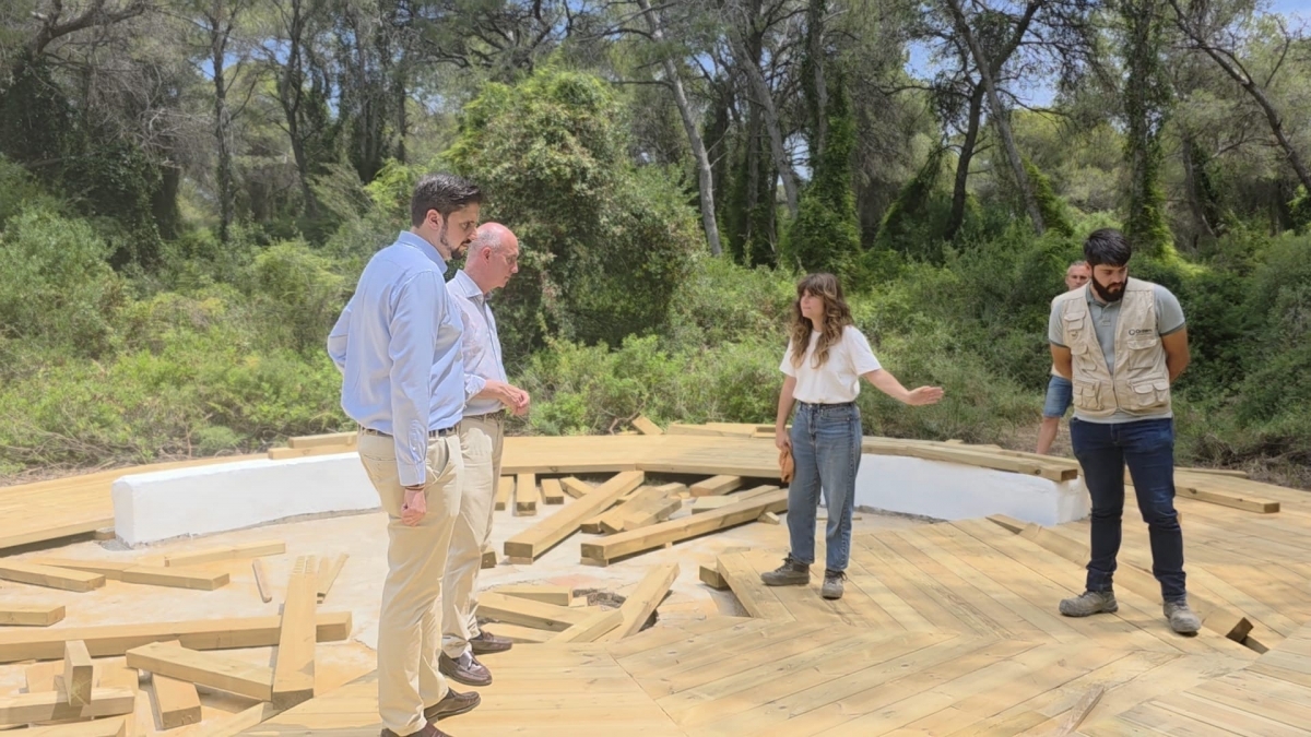 Arranca la última fase de las obras del Pouet del Saler, que finalizarán a principios de julio