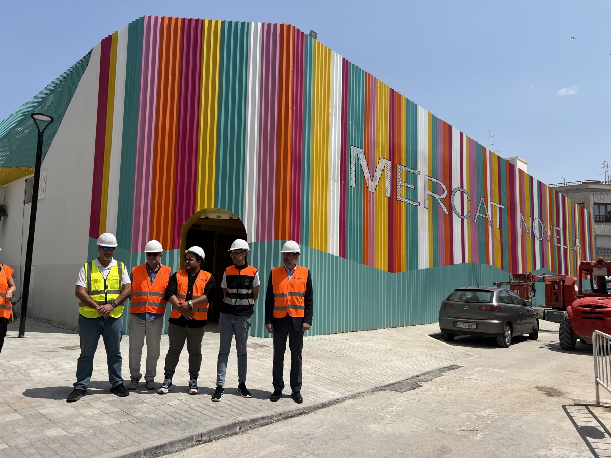 Novelda culmina la reforma del mercado de abastos con una inversión de 5 millones