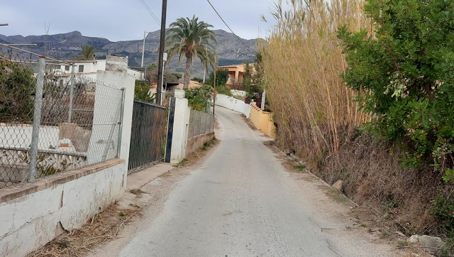 Altea inicia las obras de acondicionamiento y mejora del Camino de Sogai