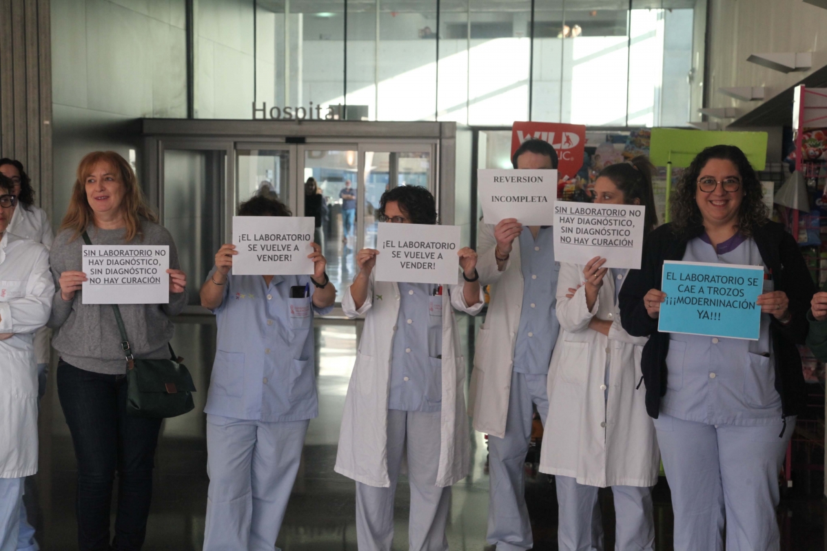 CCOO reclama la subrogación del personal laboratorio del Hospital de Dénia