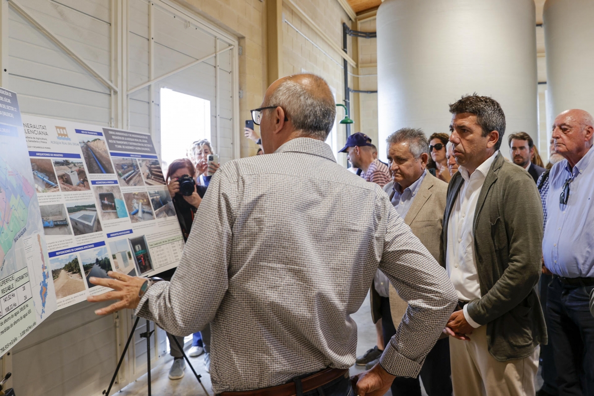 Mazón reclama agua para la Comunitat Valenciana 