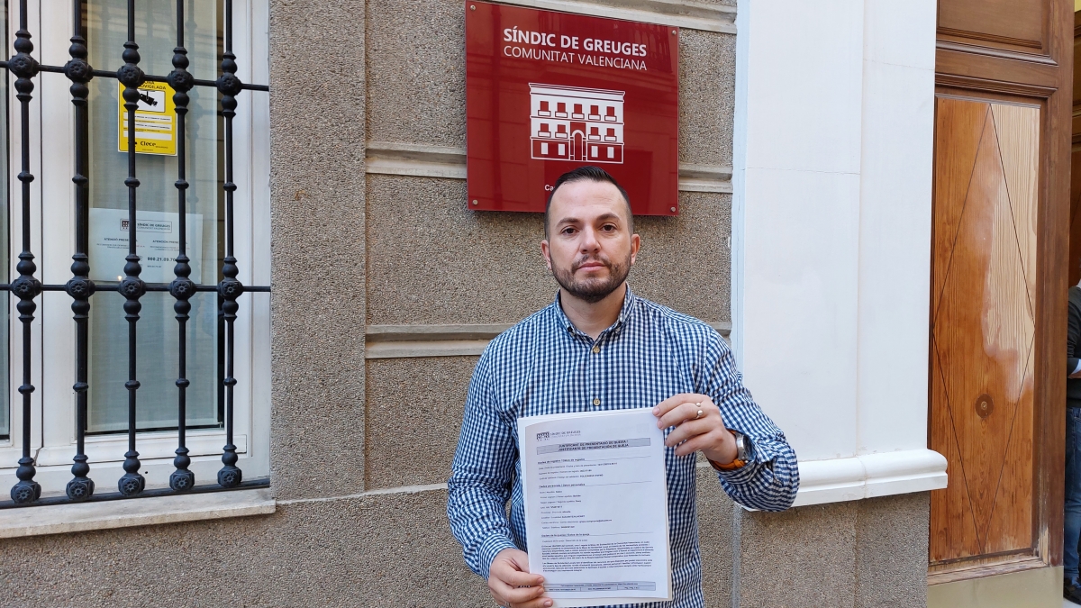 Compromís acude al Síndic para reclamar una mesa antidesahucios en Alicante