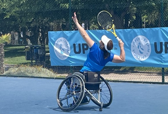 El I Open AEEPIM UPV de Tenis en Silla de Ruedas define sus semifinalistas