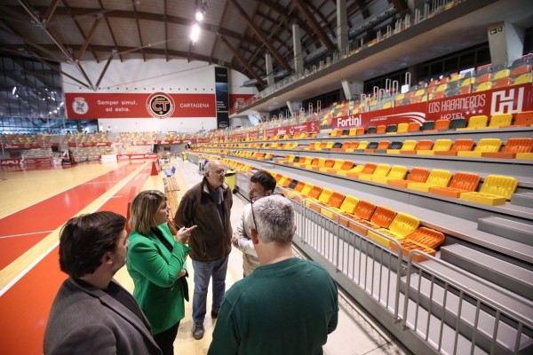 Cartagena impulsa la eficiencia energética en el Palacio de Deportes con una inversión de 640.000 euros