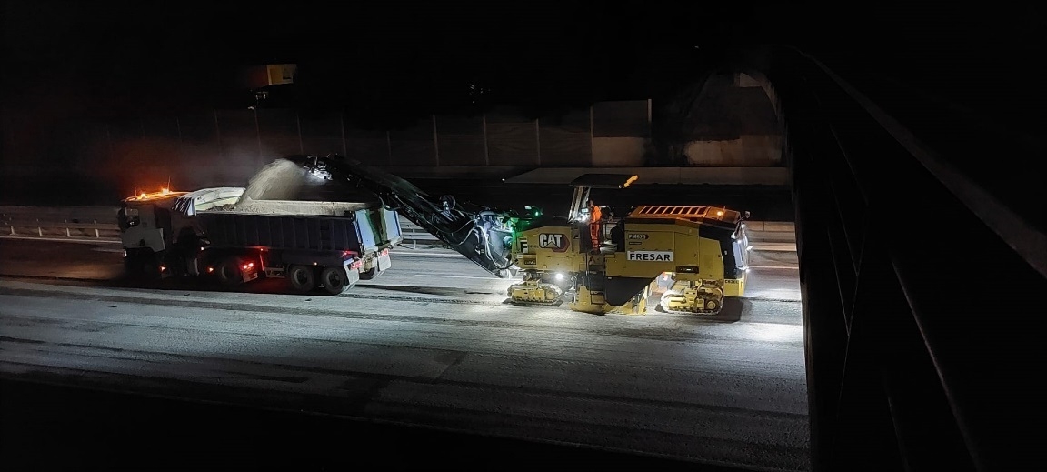 Transportes mejora el firme de la autovía A-7 en Valencia por 8,9 millones