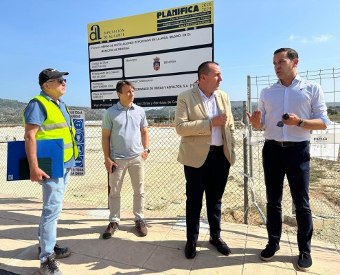 La Diputación de Alicante invierte un millón en la mejora de instalaciones deportivas de Benissa y Teulada-Moraira