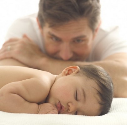 ¿Se deprimen los padres durante el embarazo?