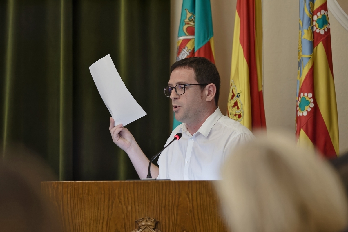 Ignasi Garcia, portavoz de Compromís en el Ayuntamiento de Castelló. - Foto: ANTONIO PRADAS