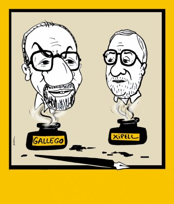 Gallego y Xipell: dos referentes de la viñeta gráfica en coloquio en la sala San Miguel