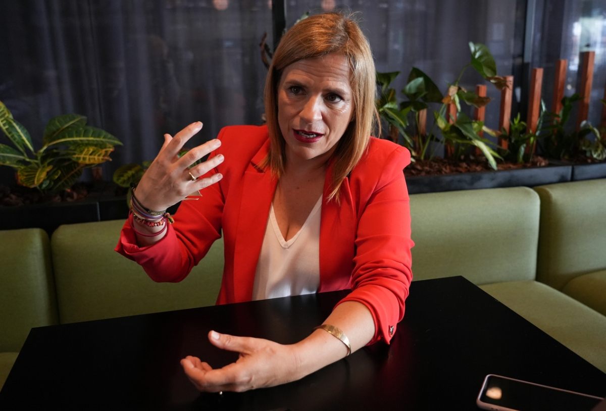 La delegada del Gobierno en la Comunitat Valenciana, Pilar Bernabé. - Foto: EDUARDO MANZANA La delegada del Gobierno en la Comunitat Valenciana, Pilar Bernabé.