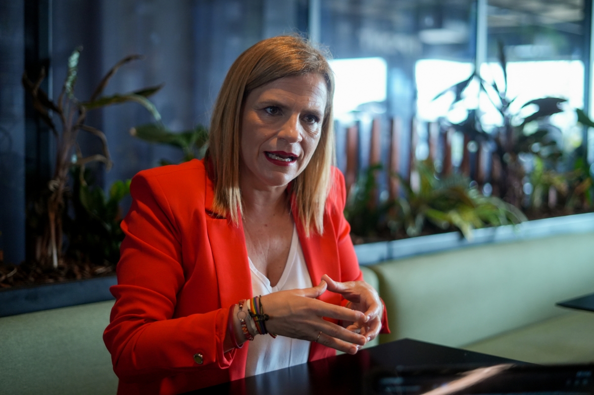 La delegada del Gobierno en la Comunitat Valenciana, Pilar Bernabé. - Foto: EDUARDO MANZANA La delegada del Gobierno en la Comunitat Valenciana, Pilar Bernabé.