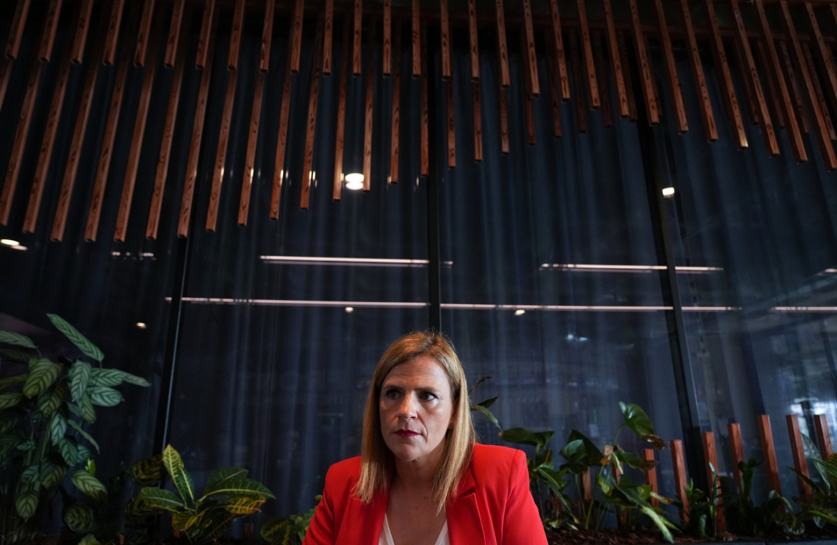 La delegada del Gobierno en la Comunitat Valenciana, Pilar Bernabé. - Foto: EDUARDO MANZANA La delegada del Gobierno en la Comunitat Valenciana, Pilar Bernabé.
