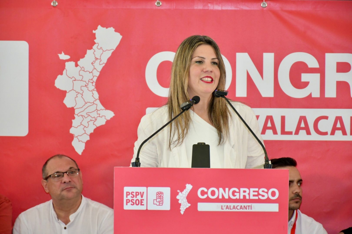 Esther Donate, proclamada primera secretaria general del PSPV-PSOE de la comarca de l’Alacantí 