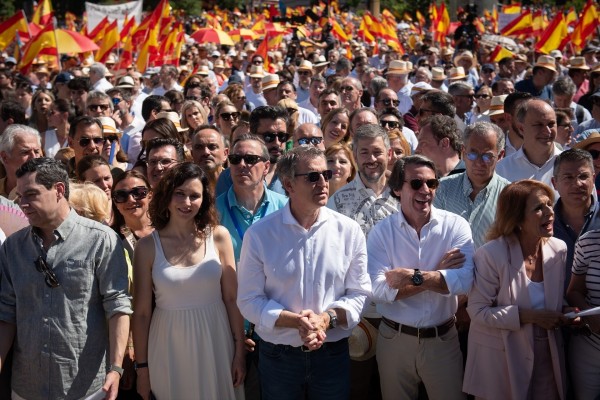 El PSOE califica la manifestación del PP como 
