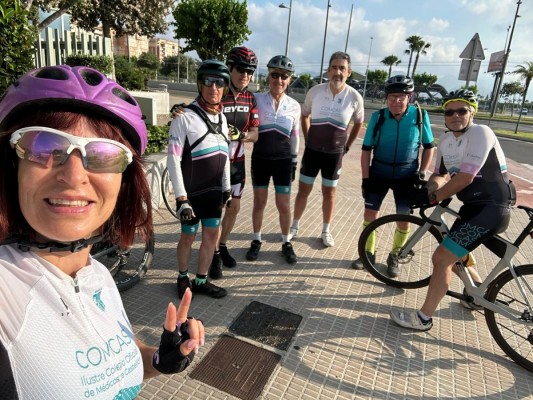 El Comcas inicia las celebraciones del 'Día del Médico' con una ruta cicloturista