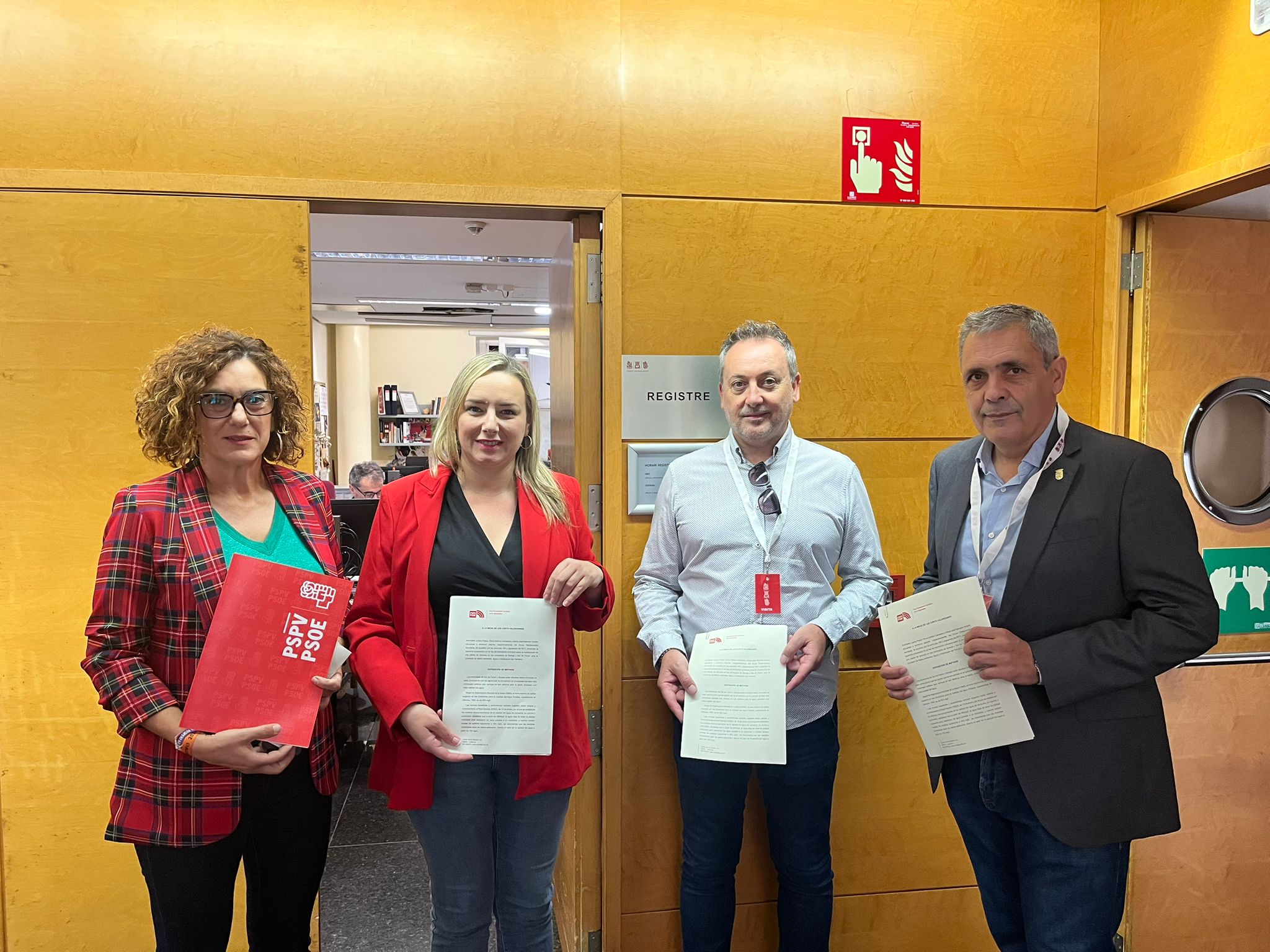 El PSPV registra una PNL en Les Corts para 