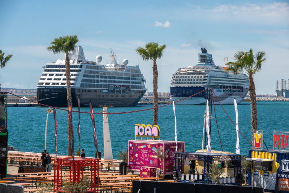 Los cruceros baten otro récord con un impacto económico de 65,6 millones en Alicante