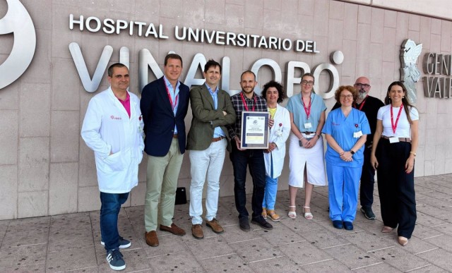 El Hospital del Vinalopó, primer centro sanitario de España con Distintivo de Empresa Saludable