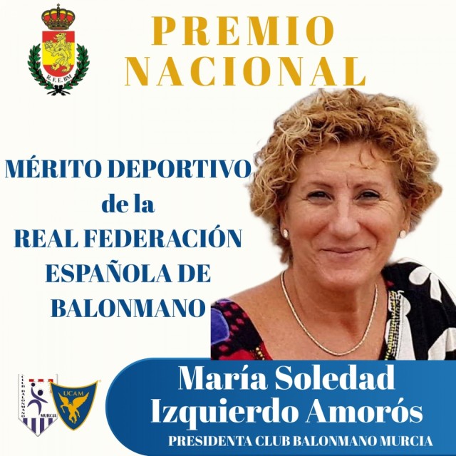 Marisol Izquierdo, presidenta del UCAM Murcia, premiada por la Federación Española