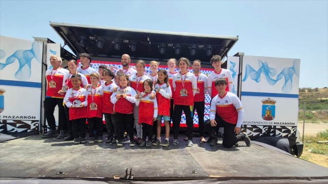 Puerto de Mazarrón acoge la Copa de España de BMX con triunfos de Delgado, Giraldo y Sonia Recuero