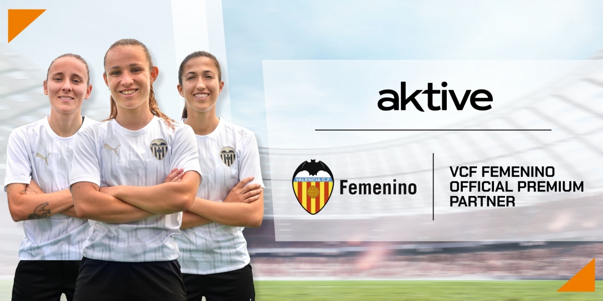La marca Aktive firma un acuerdo de colaboración con el Valencia Club de Fútbol Femenino