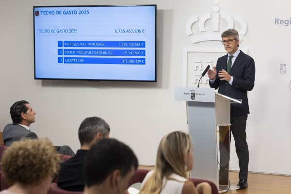 La deuda de la Región de Murcia bate otro techo y supera la barrera de los 14.000 millones de euros