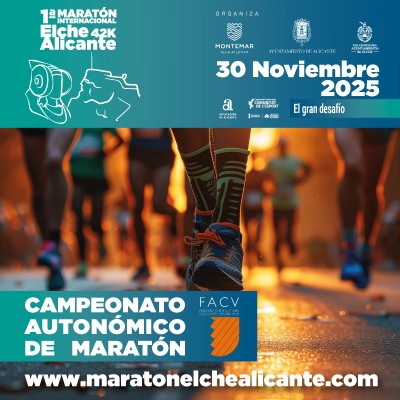 El Maratón Internacional Elche-Alicante incluirá la disputa del Campeonato Autonómico