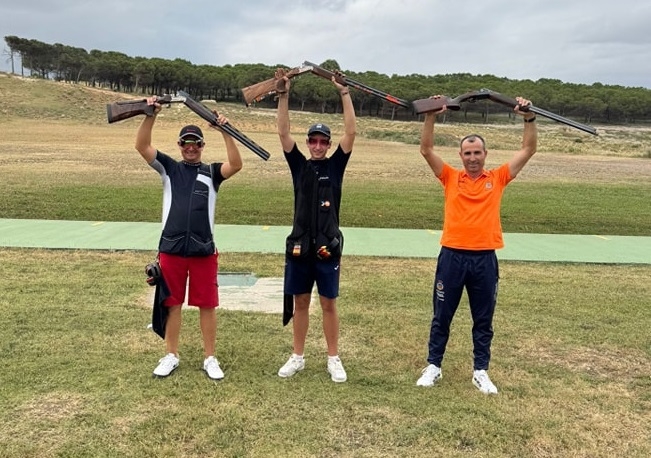 Andrés García y Manuel Murcia, oro y bronce en el Campeonato de España Absoluto de foso olímpico 