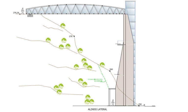 Finestrat inicia las obras del ascensor que unirá la Casa de Cultura de Finestrat con la Ermita del Castel