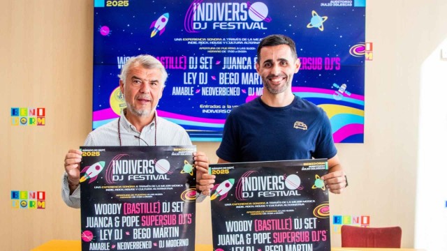 Supersub(marina) Dj's y Woody Dj, de Bastille, atractivos del  festival Indiverso de Benidorm
