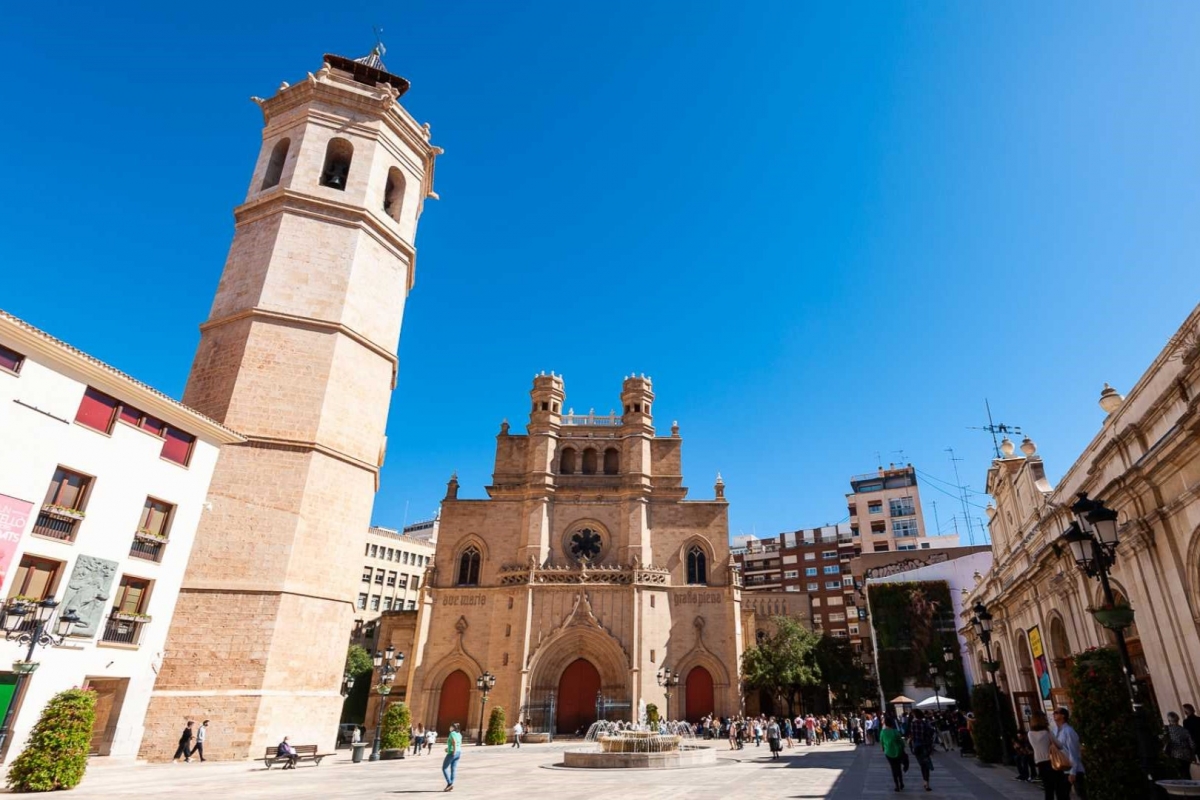 Vista de la plaza Mayor de Castelló - 