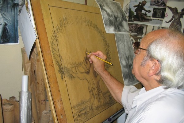 Un record a Eduardo Cabedo: l'apassionat escultor l'obra del qual cisella part de la història de Castelló