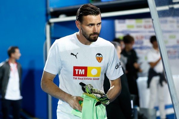 Dimitrievski, en una posición difícil