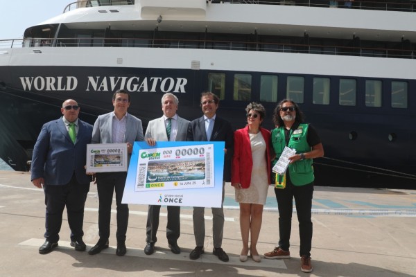Cinco millones de cupones de la ONCE celebran el 150 aniversario del Puerto de Cartagena