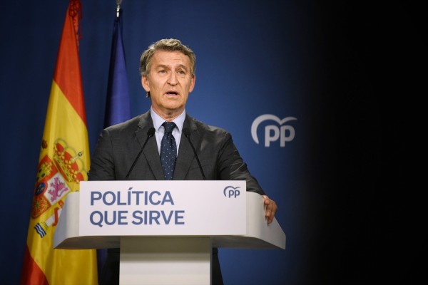 Feijóo pide la dimisión de Sánchez y descarta una moción de censura sin apoyos
