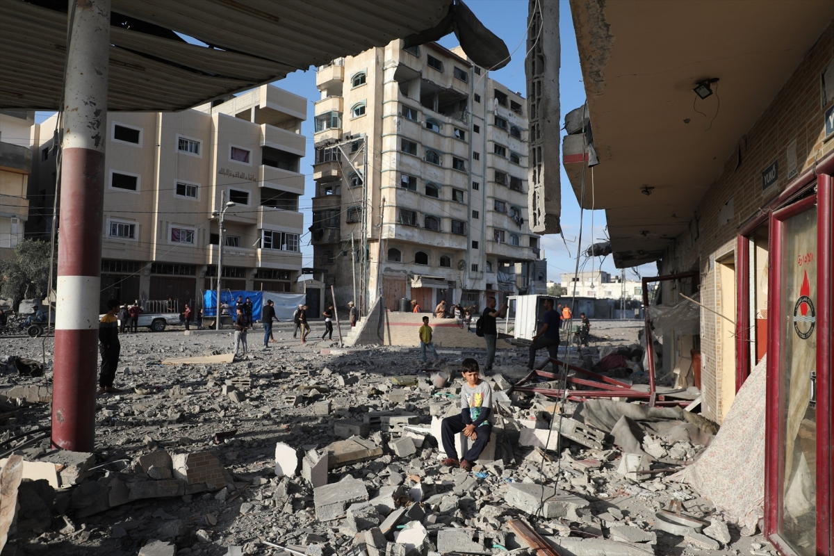 Los daños de la guerra en Palestina. - Foto: MOIZ SALHI/APA/DPA