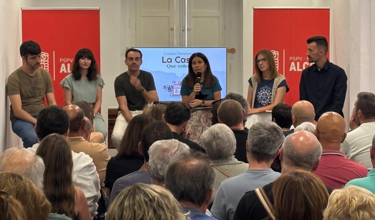 Lorena Zamorano, candidata a liderar el PSOE en Alcoy: 
