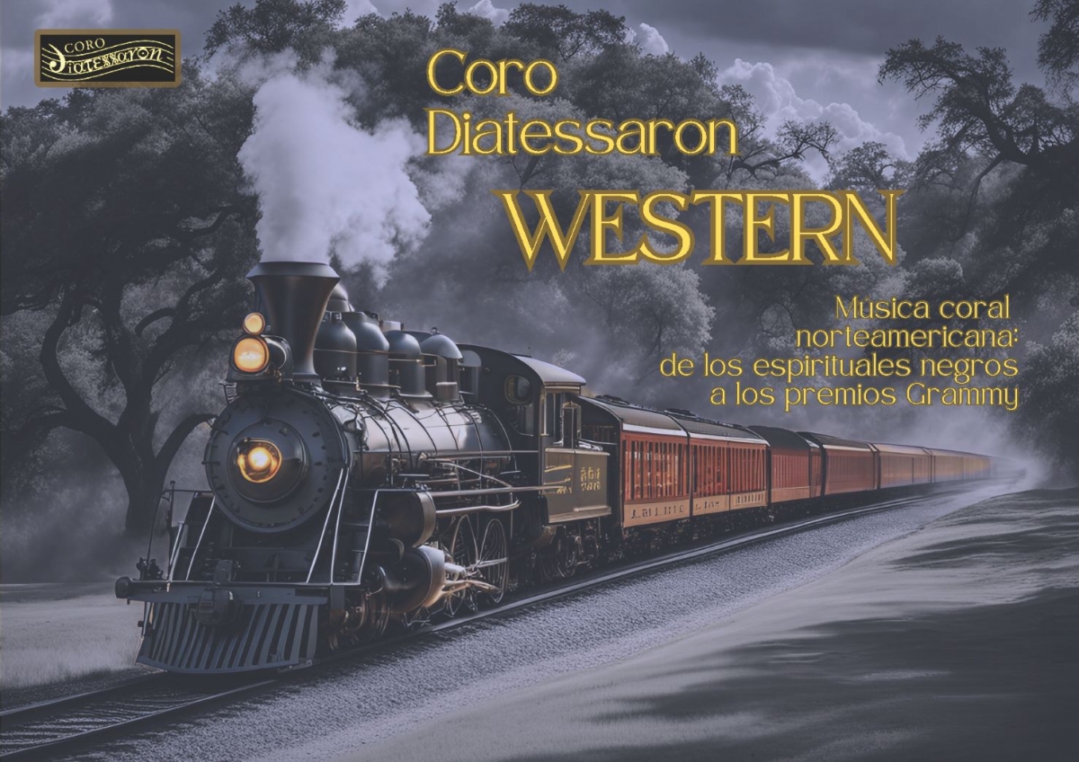 Cartel del espectáculo Western del Coro Diatessaron - 