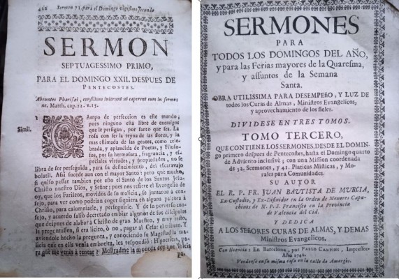 Sobre el desconocido escritor murciano Fray Juan Bautista Joaquín de Murcia
