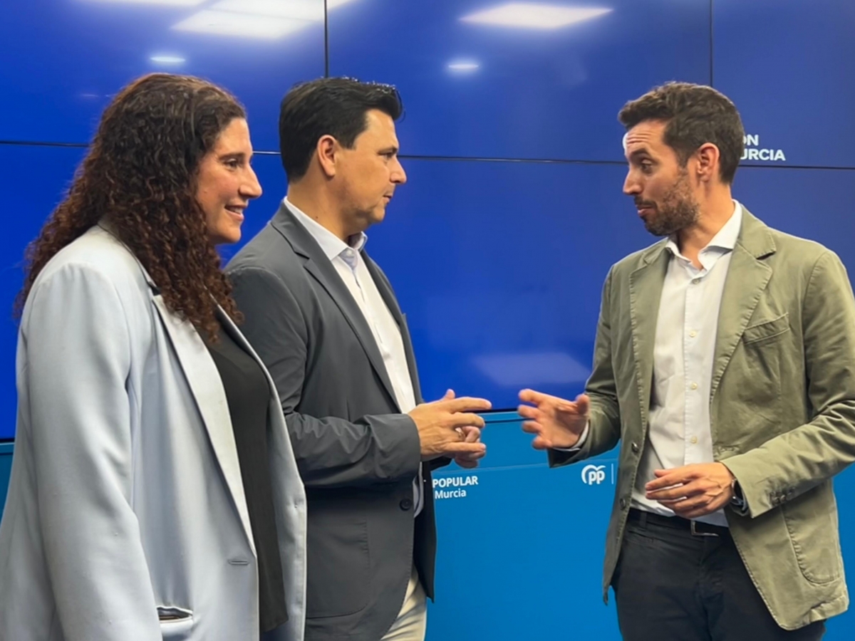 Sofía López Briones, José Miguel Luengo y José Francisco Lajara - Foto: PP Sofía López Briones, José Miguel Luengo y José Francisco Lajara