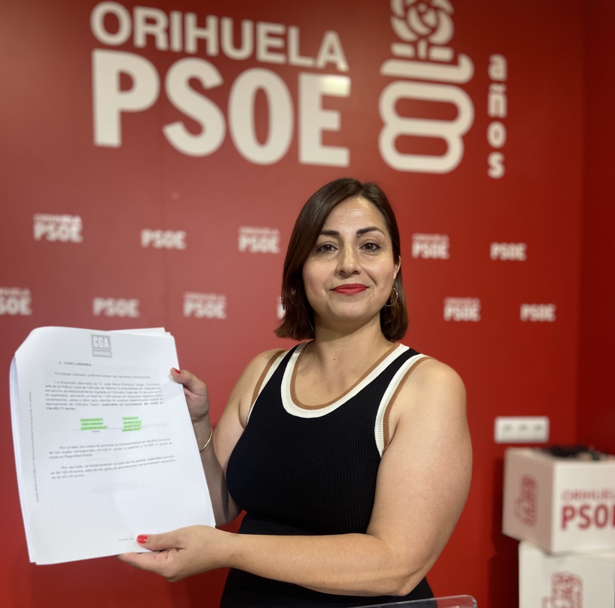 El PSOE critica la falta de mejoras en la zona Azul en Orihuela y alerta un incumplimiento en las cuentas