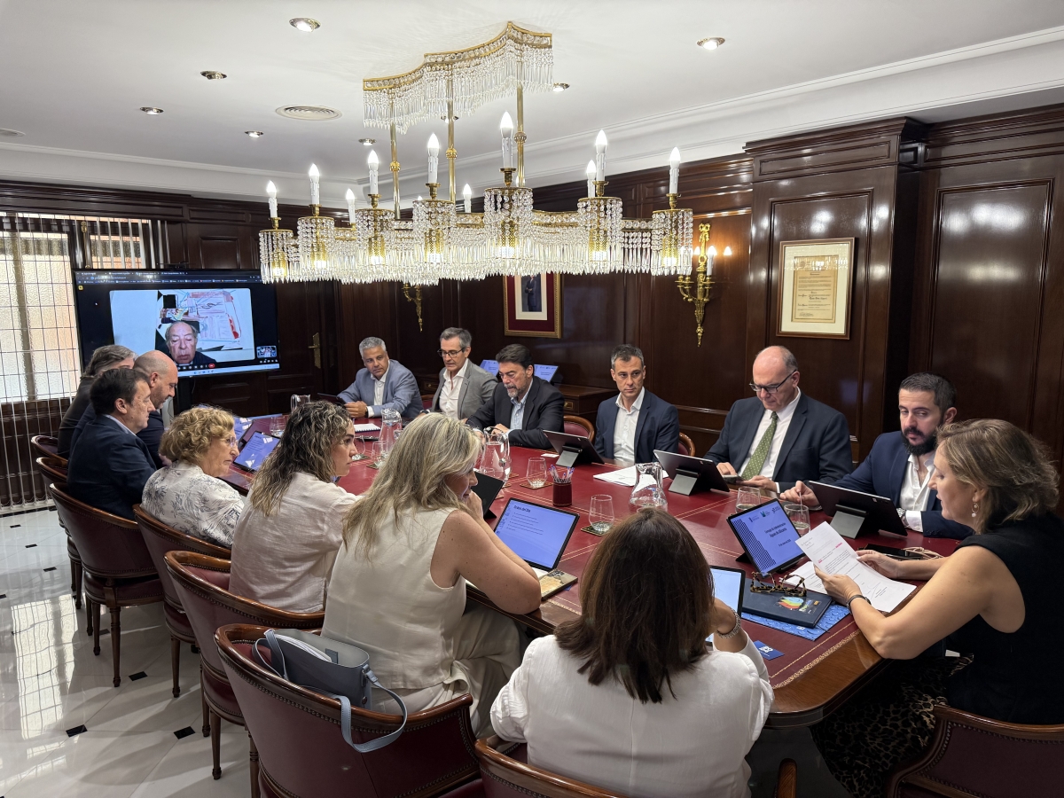 La reunión del consejo de administración de Aguas de Alicante.