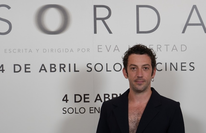Agustín Otón en el estreno de Sorda - 